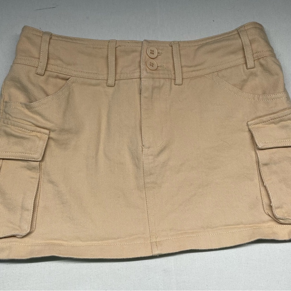 Edikted Tan Mini Skirt
